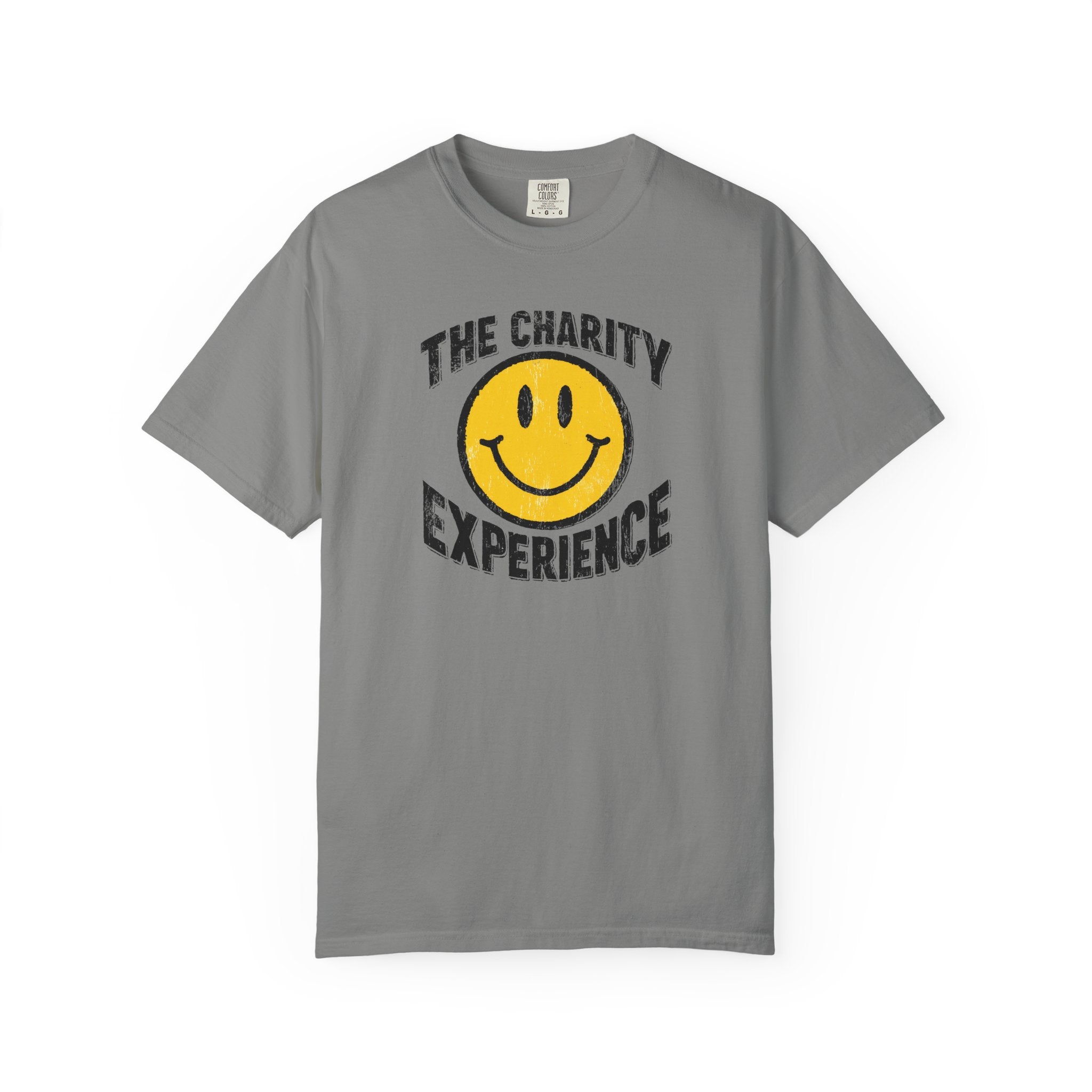 'The Charity Experience' Smiley Face Unisex T-shirt — Mite